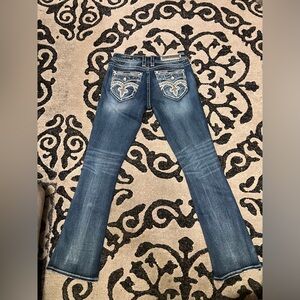 Rock Revival Dark Blue Boot Cut Jeans